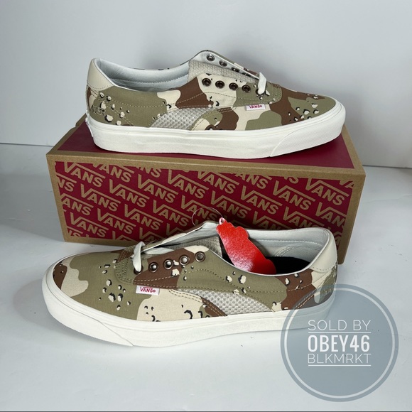 VANS Acer Mesh NI SP Skate Shoes Desert Camo - Picture 3 of 6